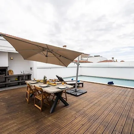 Villa - Pool, Bbq And Boule/petanque Nazaré